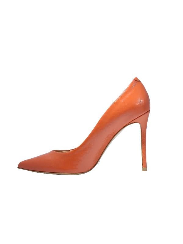 POLETTO  HAKİKİ DERİ TURUNCU Ayakkabı Stiletto 2536 05