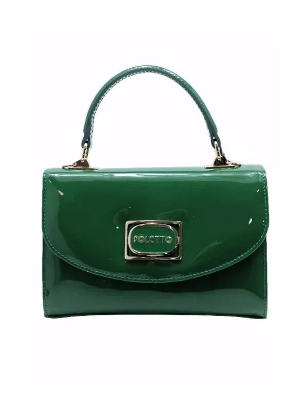 POLETTO  HAKİKİ DERİ YESIL Çanta EL Tutmalı CNT 807