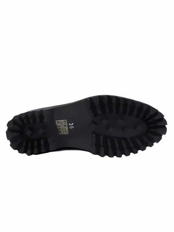 POLETTO  HAKİKİ DERİ/KÜRK ASTAR KAHVE Bot Düz  5780 63 K