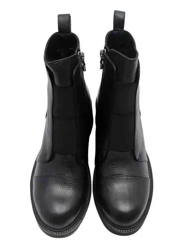 POLETTO  HAKİKİ DERİ/KÜRK ASTAR SIYAH Bot Düz  7318 06 V2 K