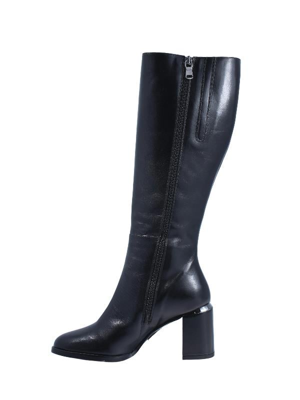 POLETTO  HAKİKİ DERİ/KÜRK ASTAR SIYAH Çizme Topuklu 2097 55 BFL YK