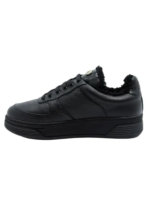 POLETTO  HAKİKİ YILAN/HAKİKİ DERİ SIYAH Sneaker Düz 026 11 YLN P