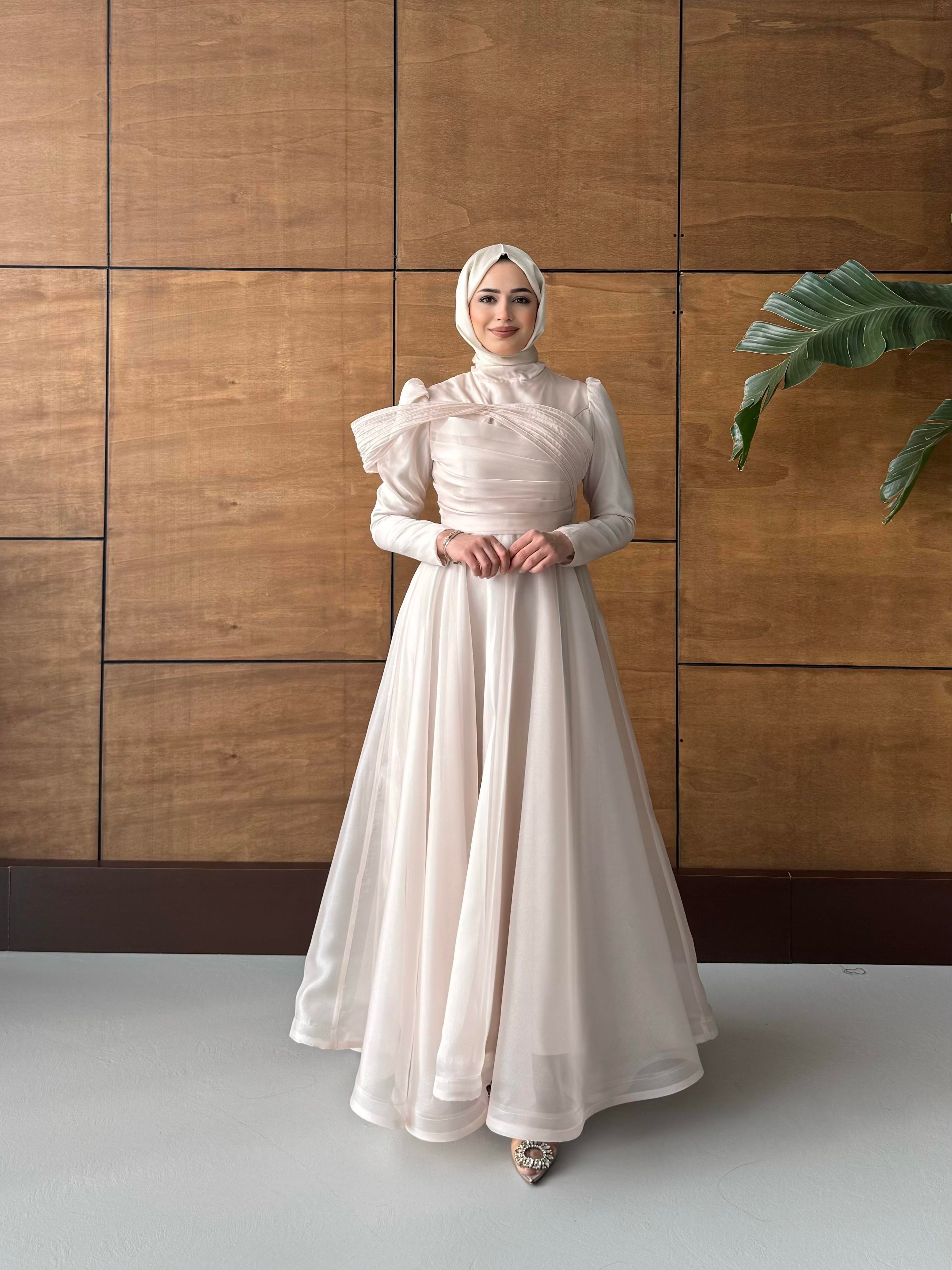 BEYHAN BUTİKFatma Abiye Bej