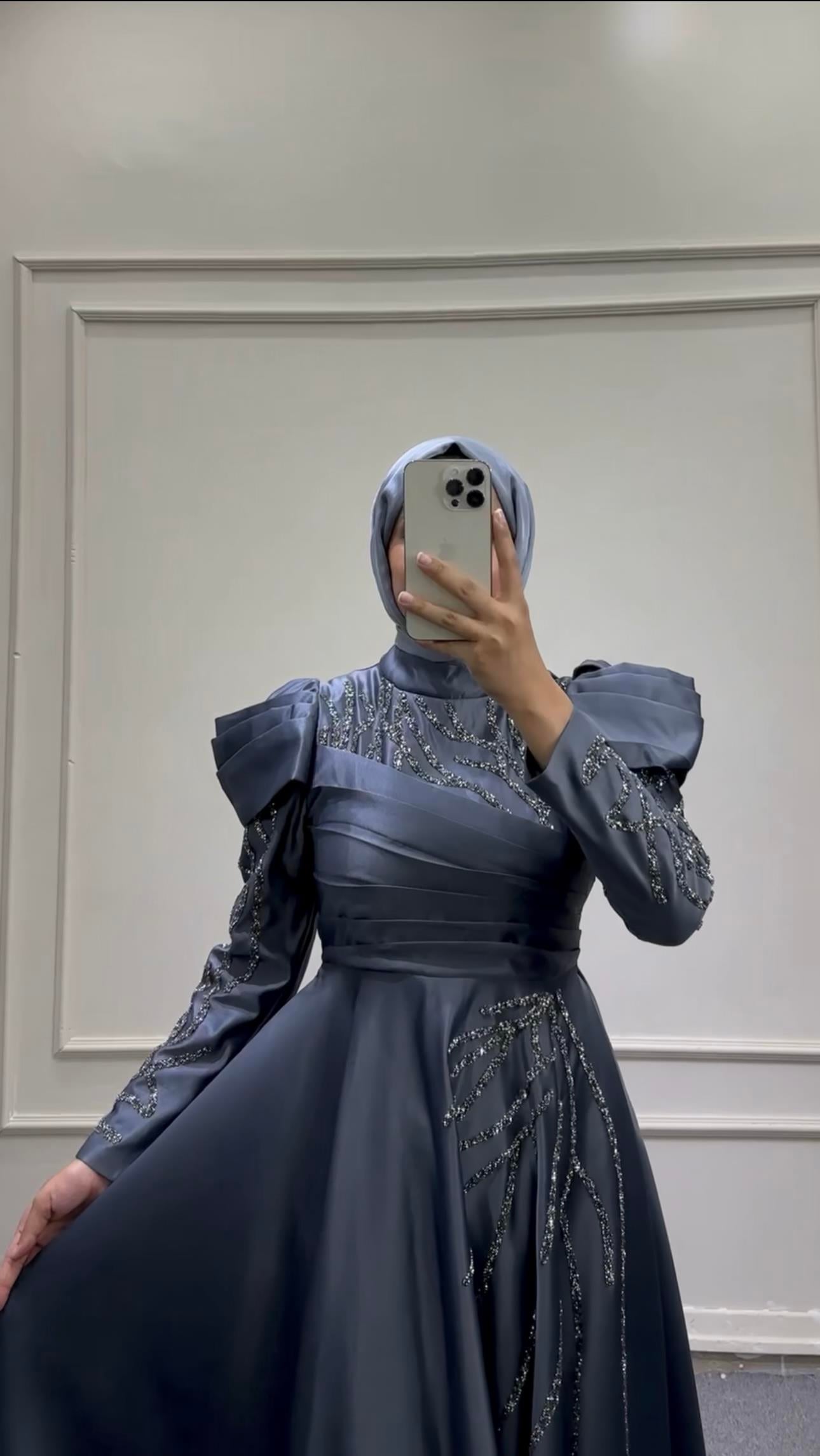 BEYHAN BUTİKHürrem Abiye Antrasit
