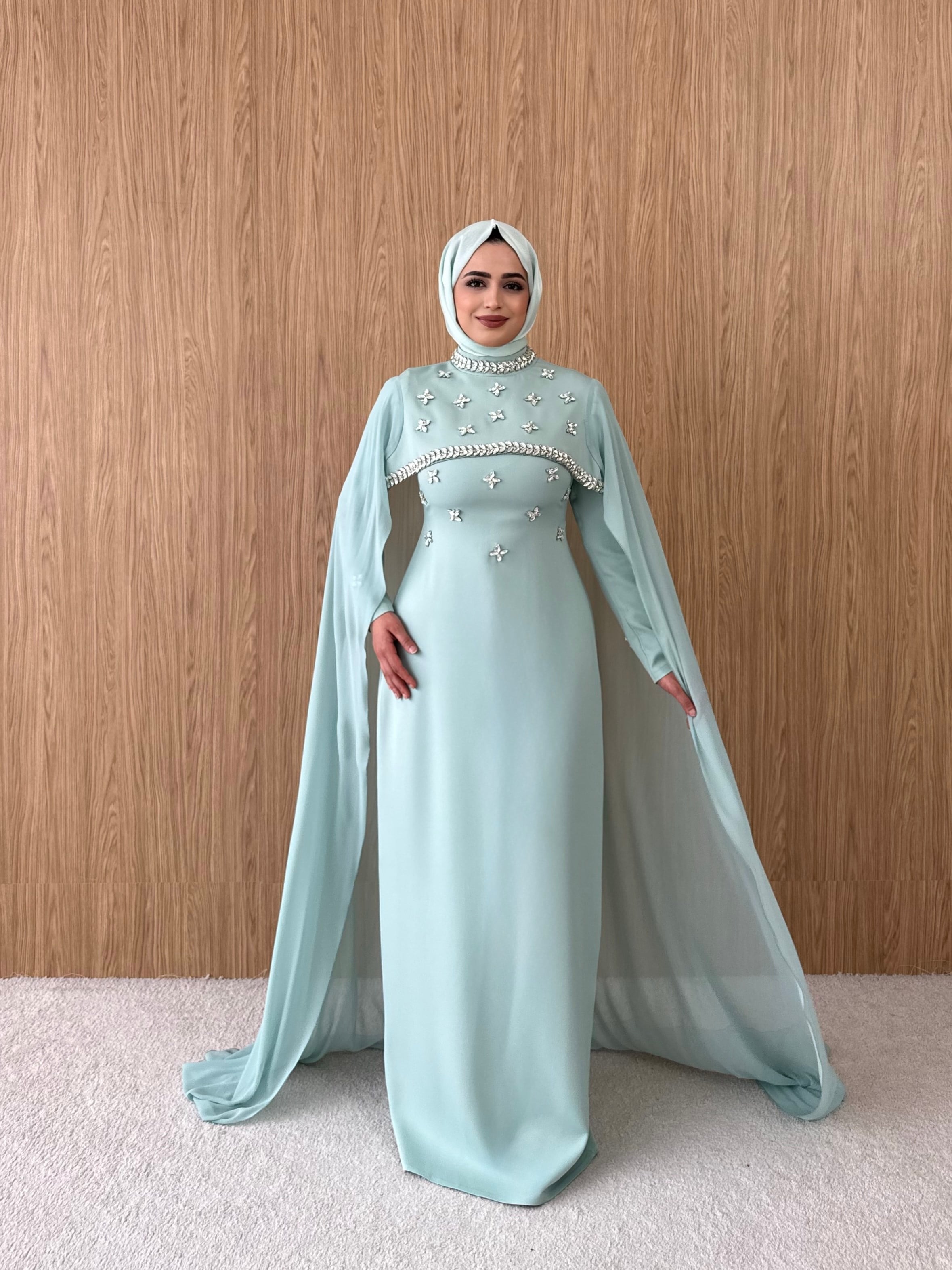 BEYHAN BUTİKKelebek Mint Yeşil