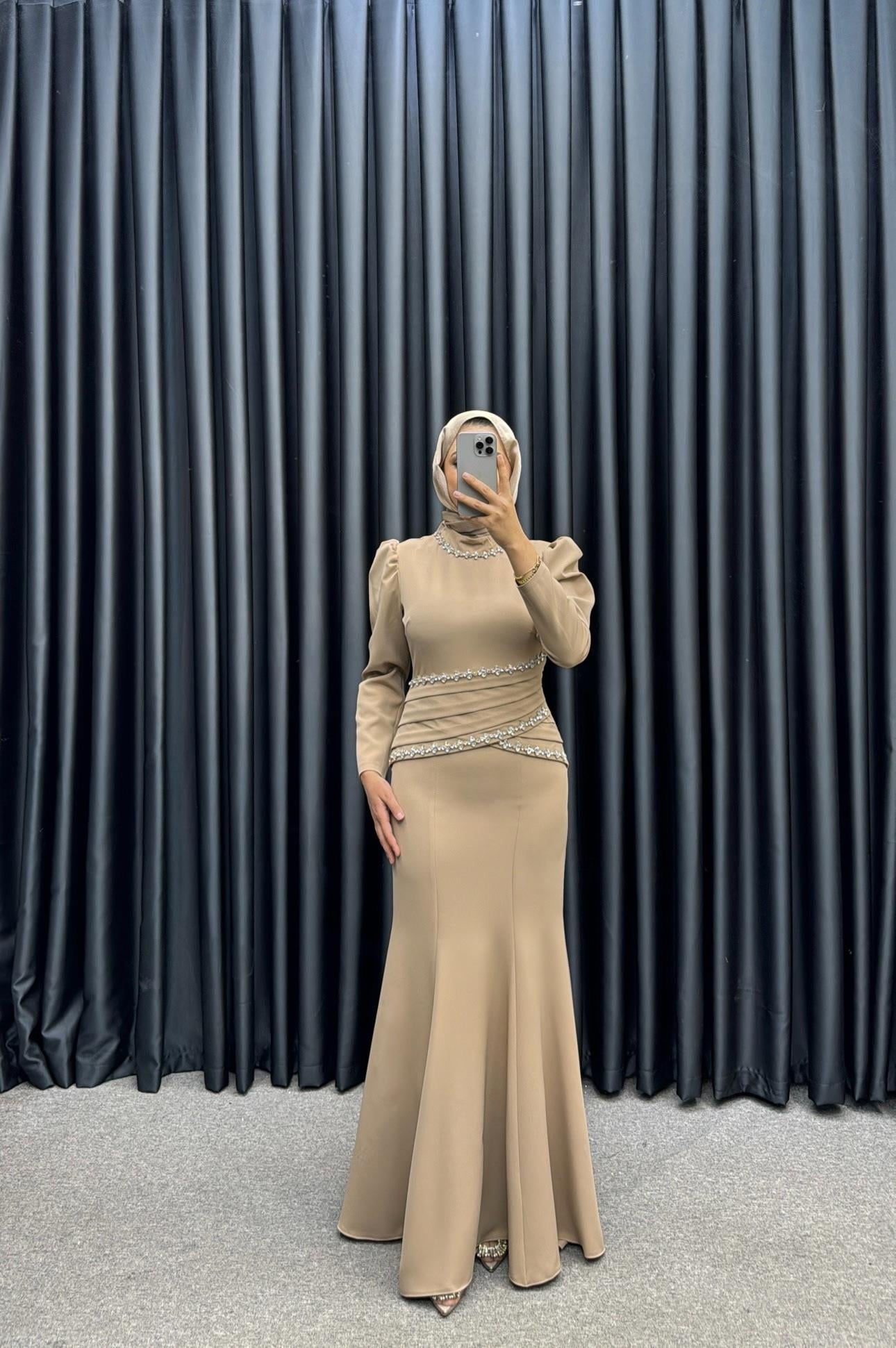 BEYHAN BUTİKLenora Abiye Vizon