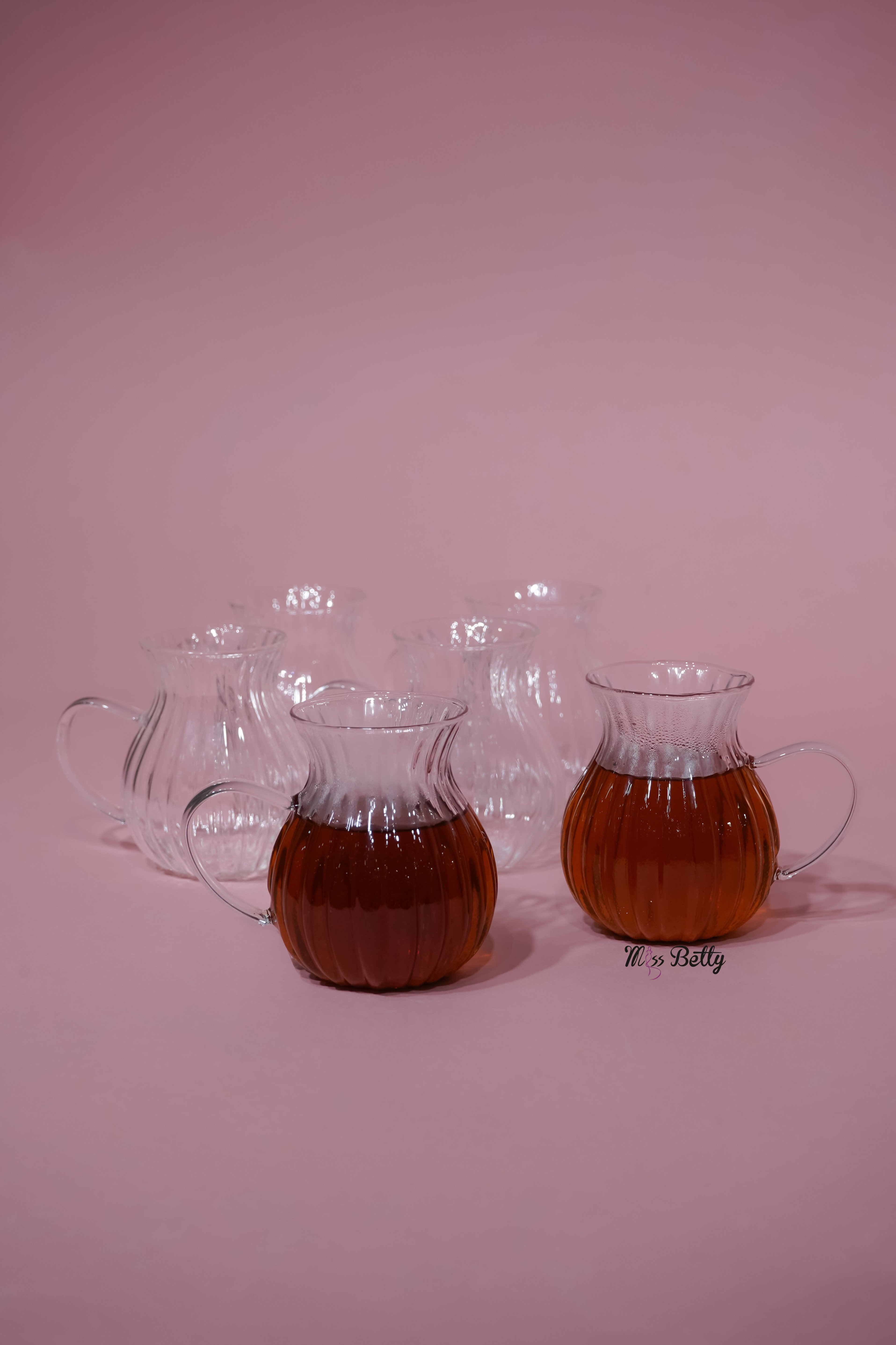 Cam 6'lı Çay Bardağı