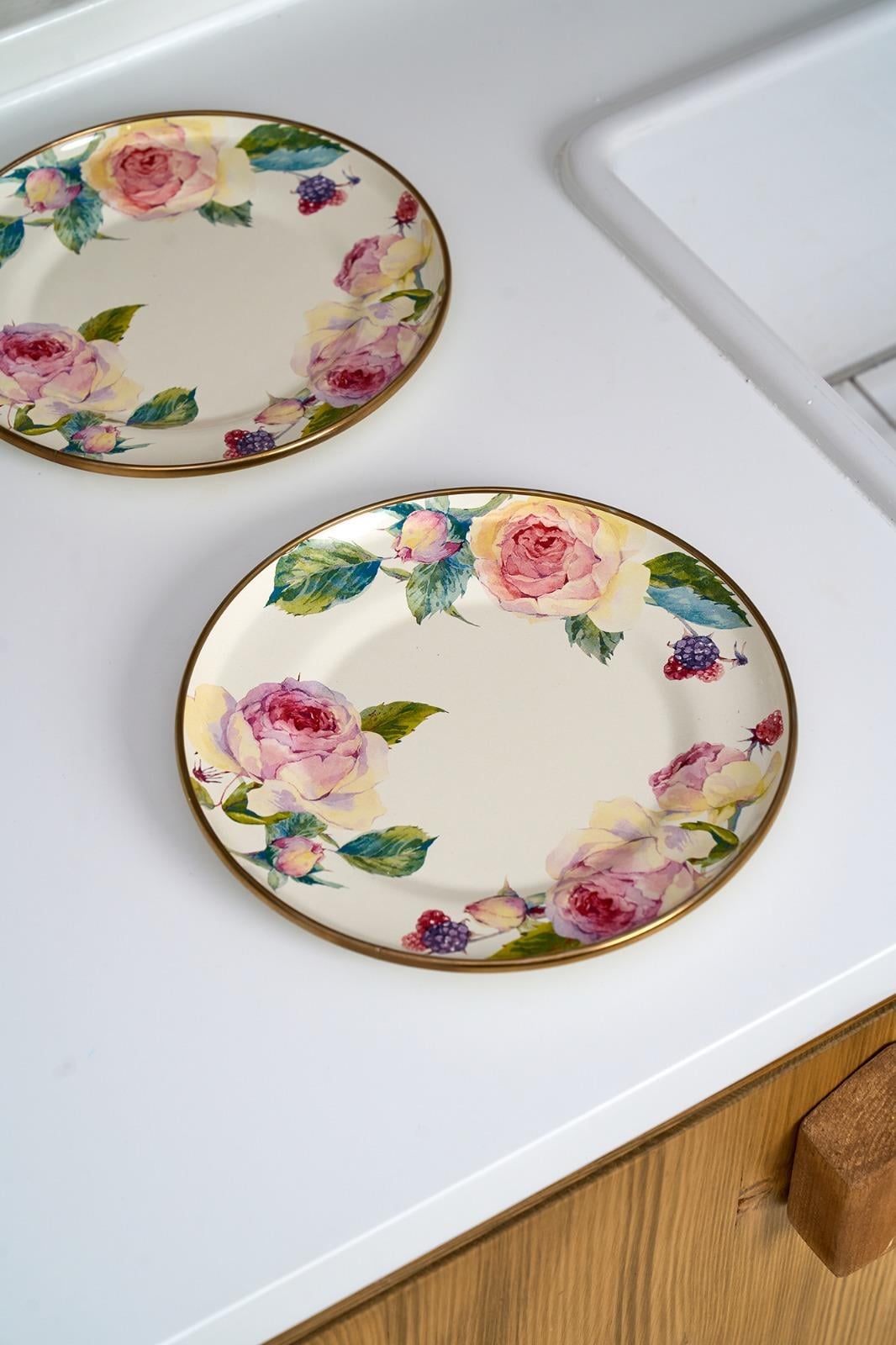 Rose Deluxe 2'li Pasta Tabağı