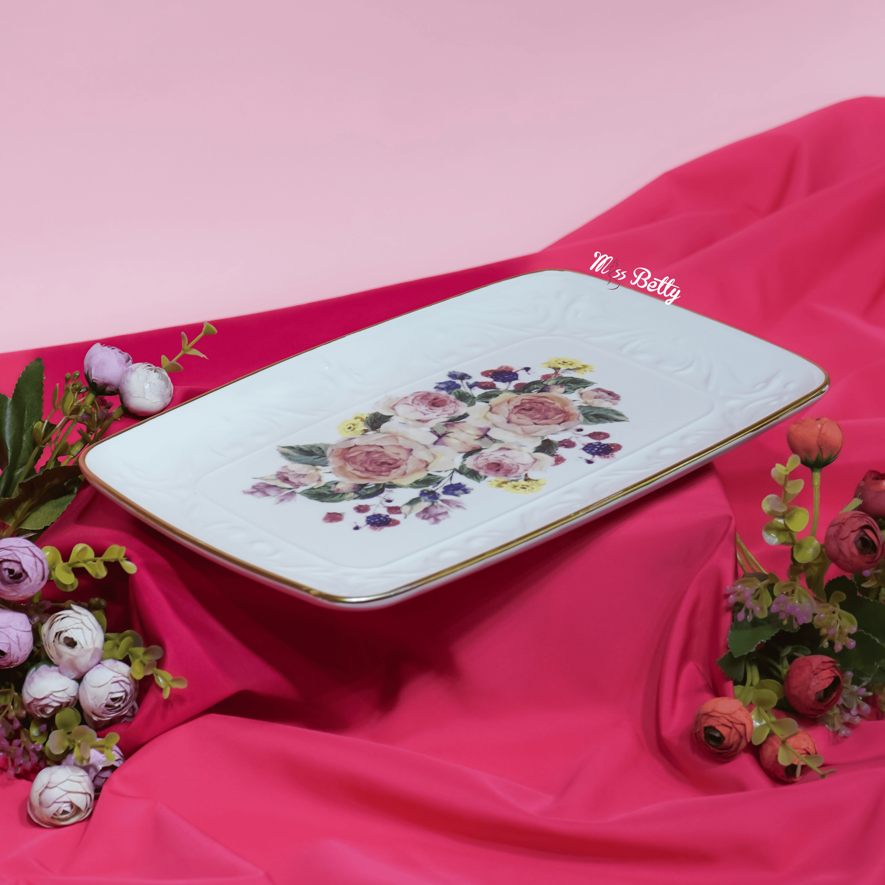 Rose Deluxe Ordövr Tabağı