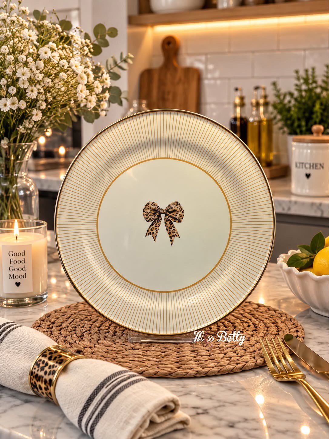 Savana 30 cm 2'li Emaye Servis Tabağı Seti