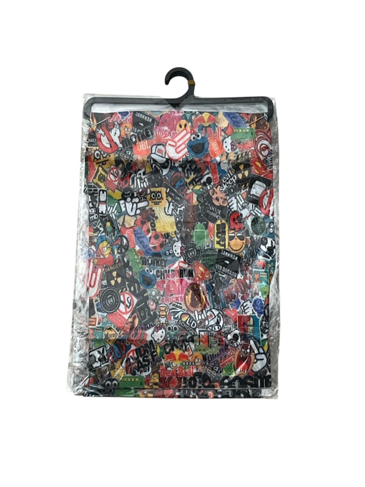 BUFF STİCKER DESENLİ