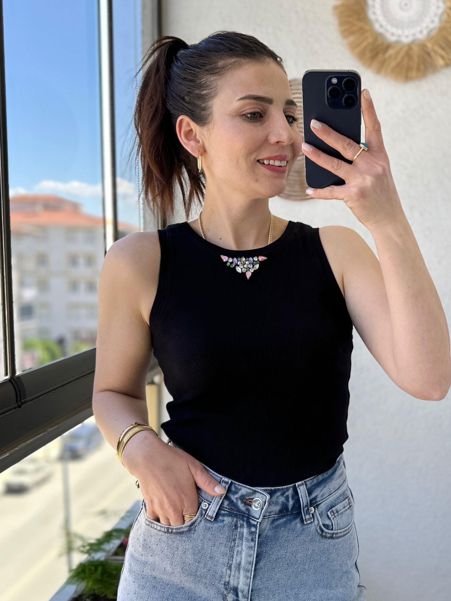 İPK MARKA MODEL TAŞLI FİTİLLİ ATLET