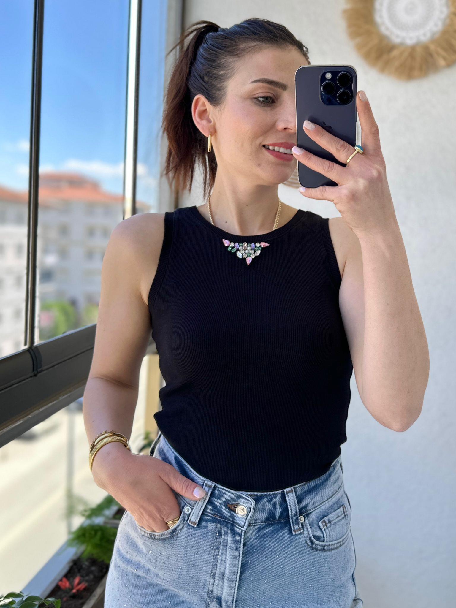İPK MARKA MODEL TAŞLI FİTİLLİ ATLET