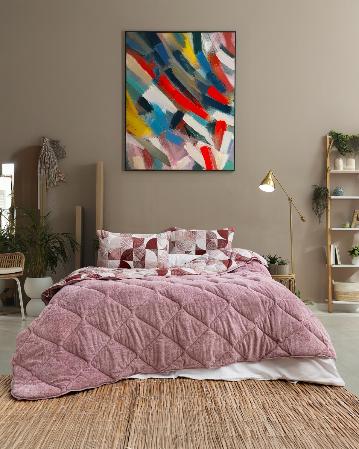 Pembe Rüya Çift Taraflı Welsoft Yorgan Seti / 195x215 Cm