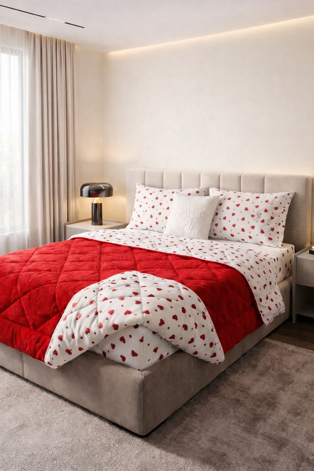 Premium Kalpli Çift Kişilik Wellsoft Uyku Seti 160x200 Lastikli Çarşaf