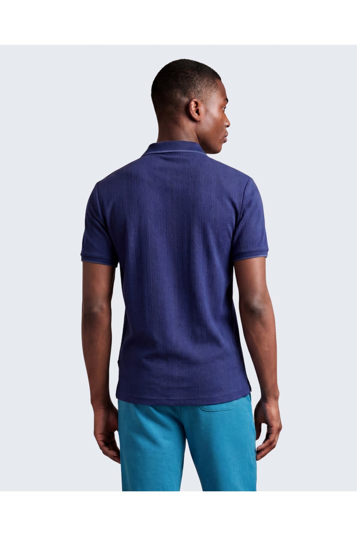 Erkek Fermuar Detaylı Slim Fit Polo Yaka T-Shirt
