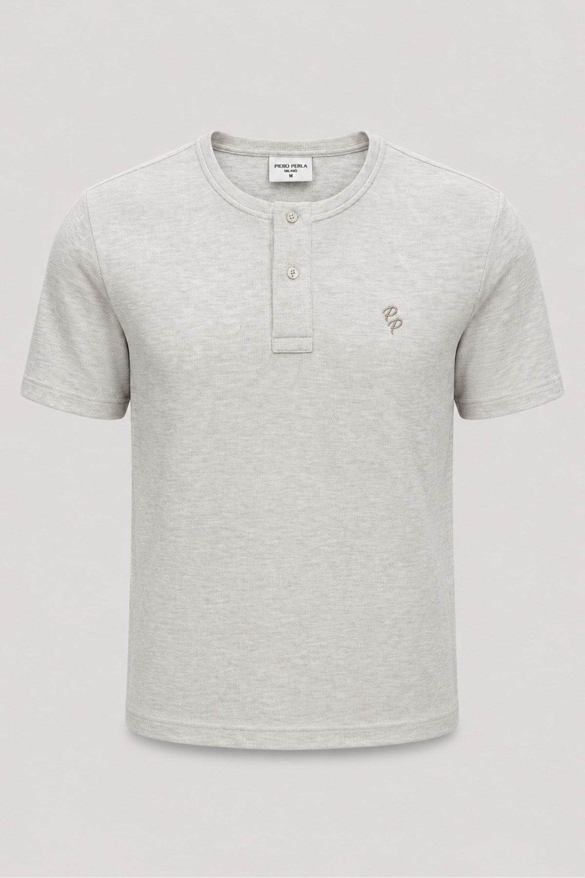 Eva Nakış Detaylı Hakim Yaka Regular Fit Erkek T-Shirt