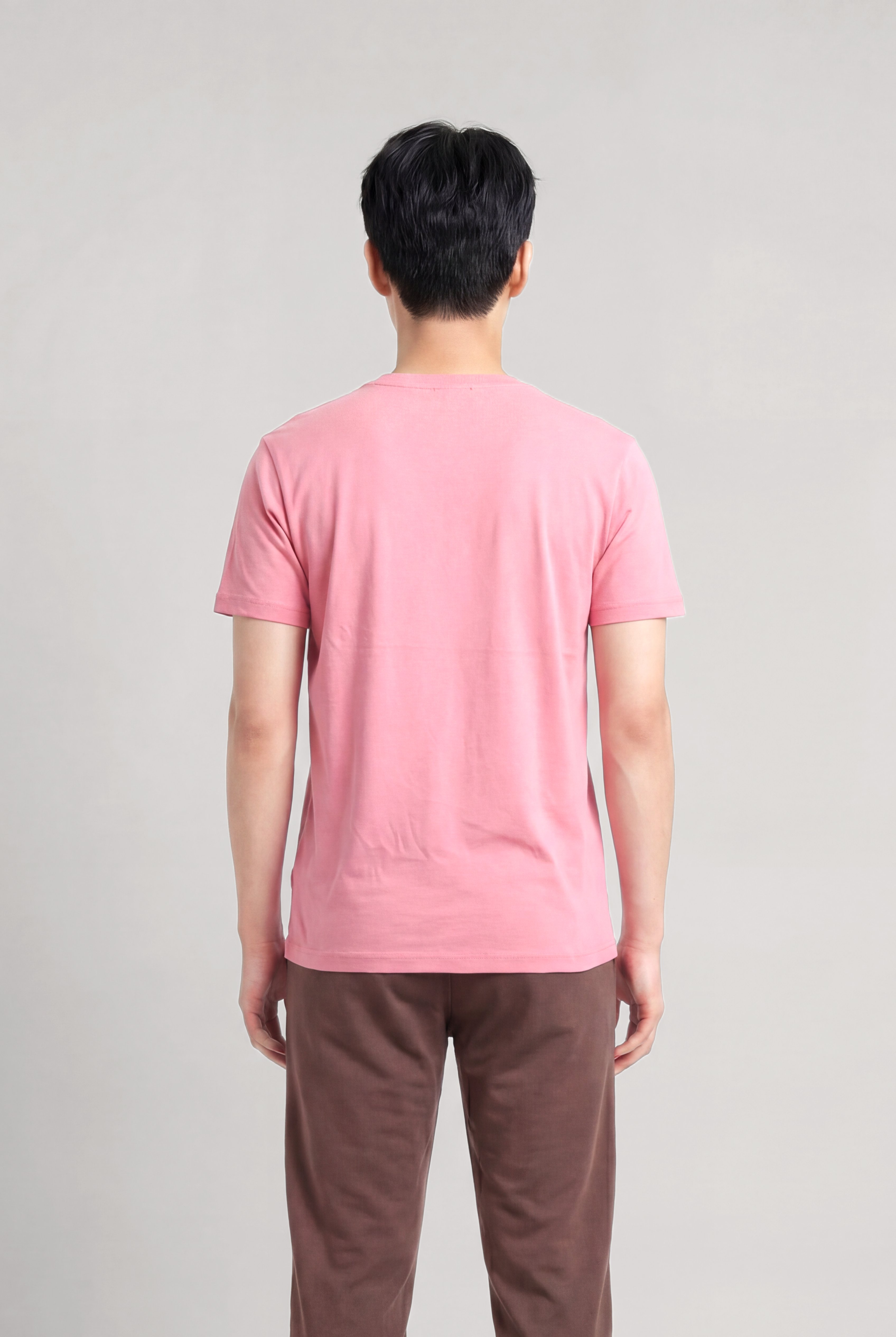 Jaguar Baskı Detaylı Bisiklet Yaka Regular Fit Erkek Pembe T-Shirt