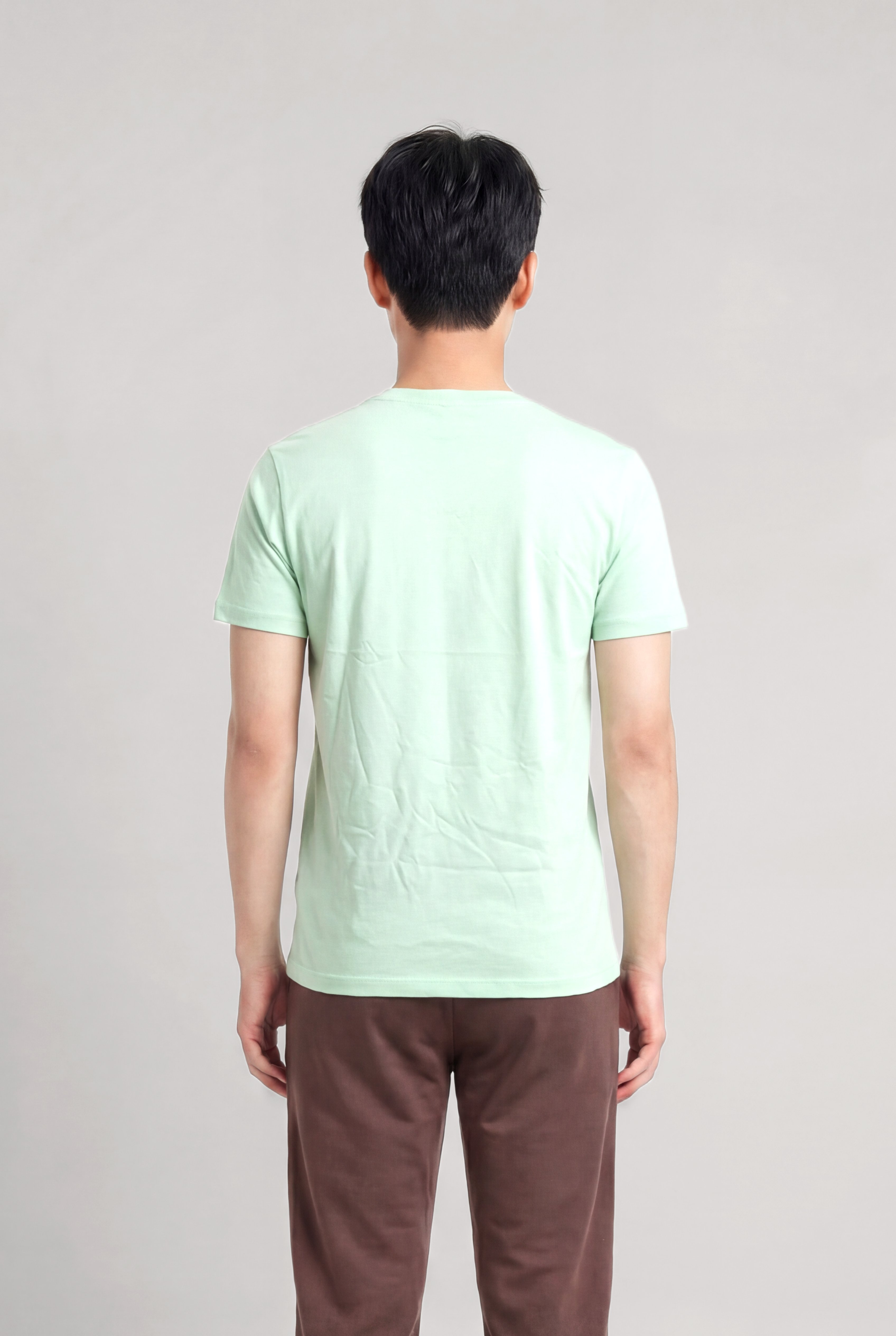 Jaguar Baskı Detaylı Bisiklet Yaka Regular Fit Erkek Su Yeşili T-Shirt