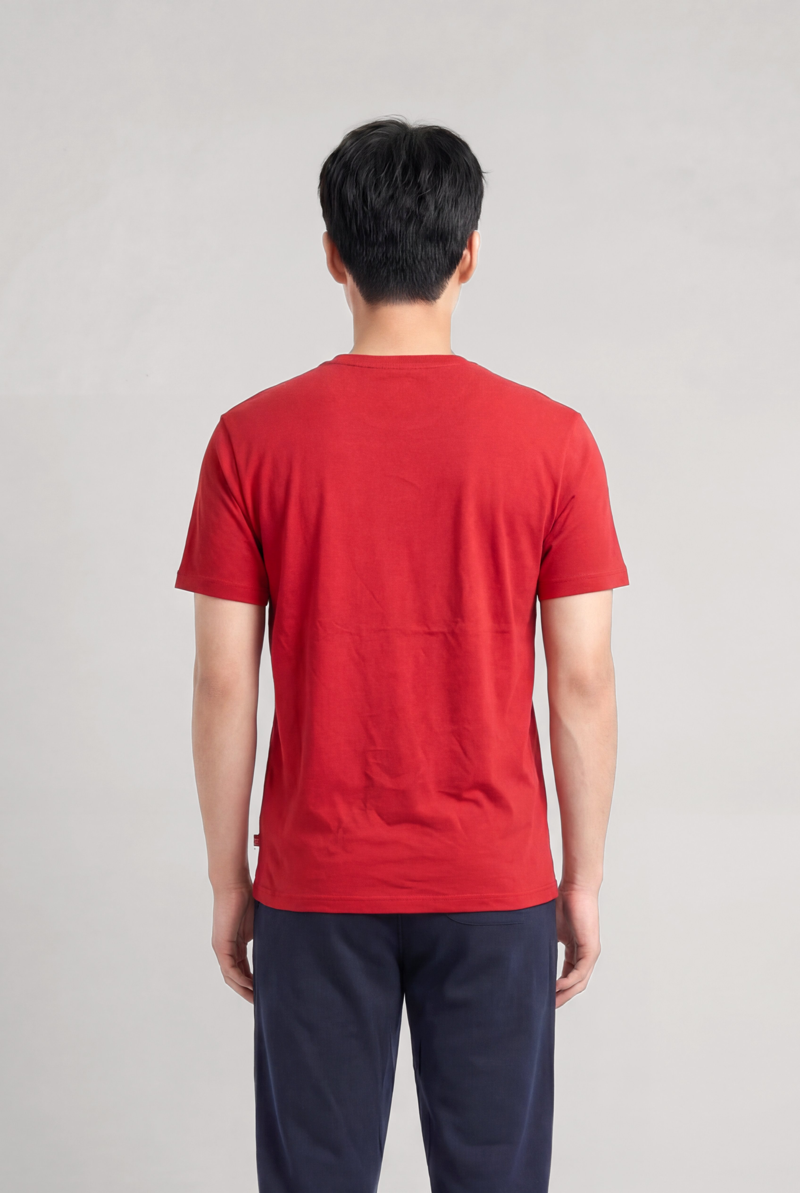 Jaguar Baskı Detaylı Bisiklet Yaka Regular Fit Erkek Kırmızı T-Shirt