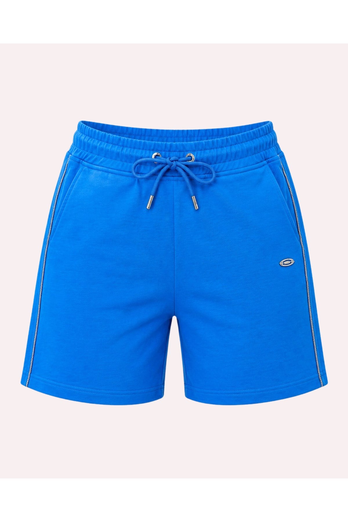 Metal Logo Detaylı Slim Fit Kadın Şort Bermuda