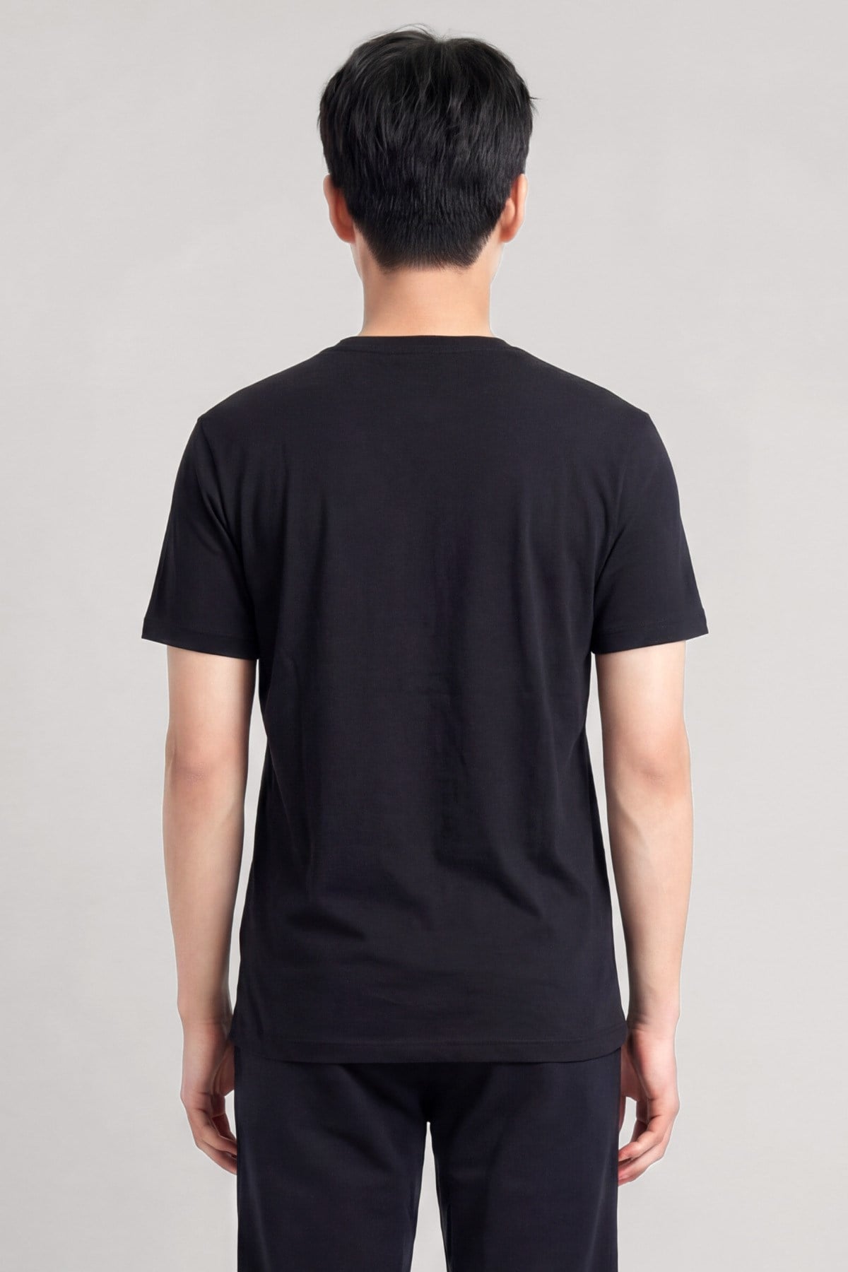 Nakış Detaylı Regular Fit Erkek Bisiklet Yaka T-Shirt