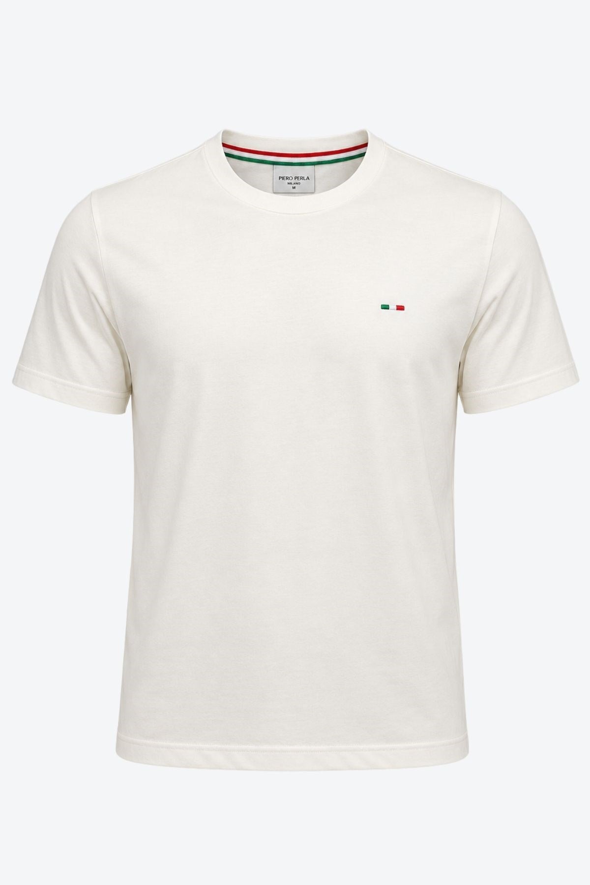 Nakış Detaylı Regular Fit Erkek Bisiklet Yaka T-Shirt