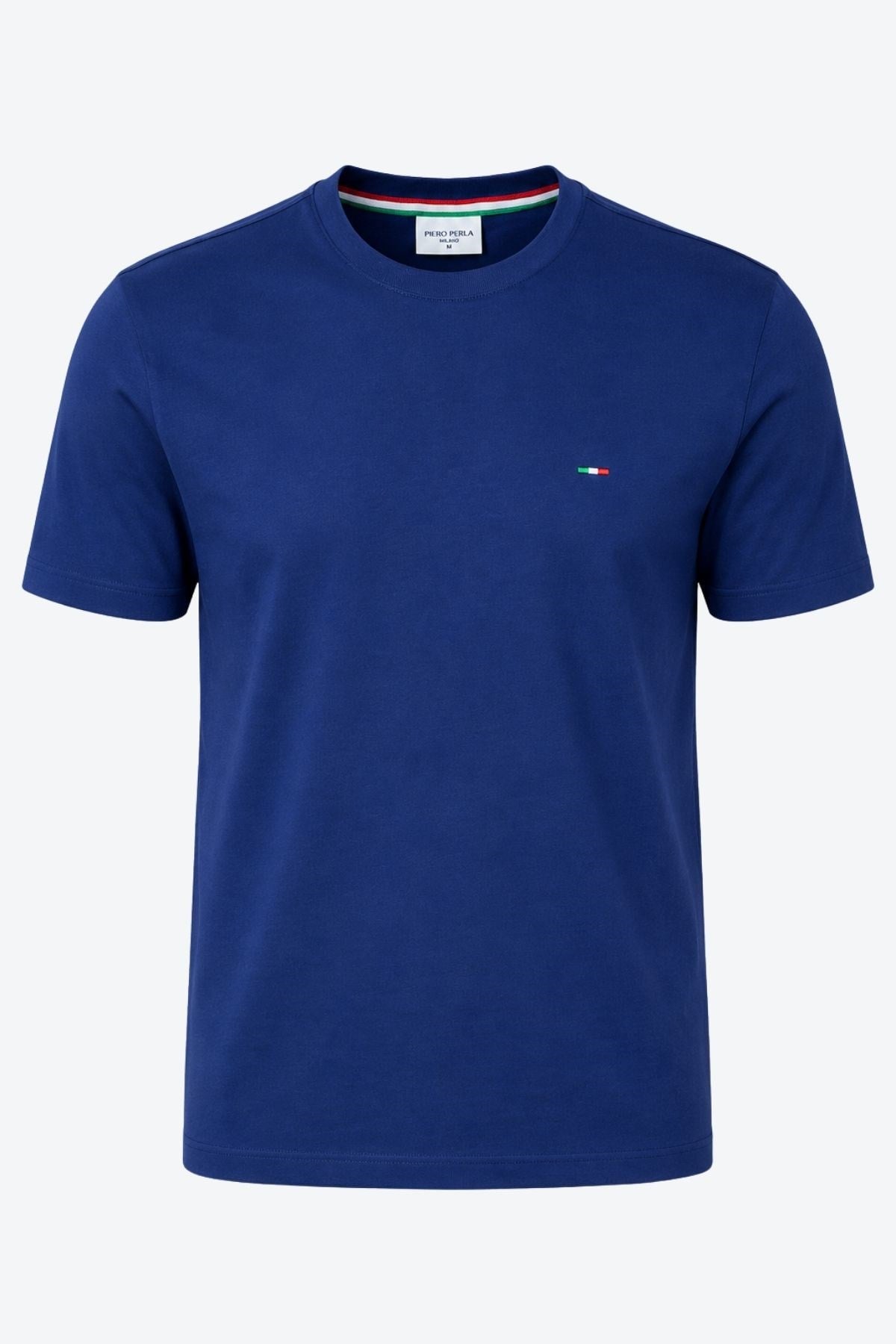 Nakış Detaylı Regular Fit Erkek Bisiklet Yaka T-Shirt