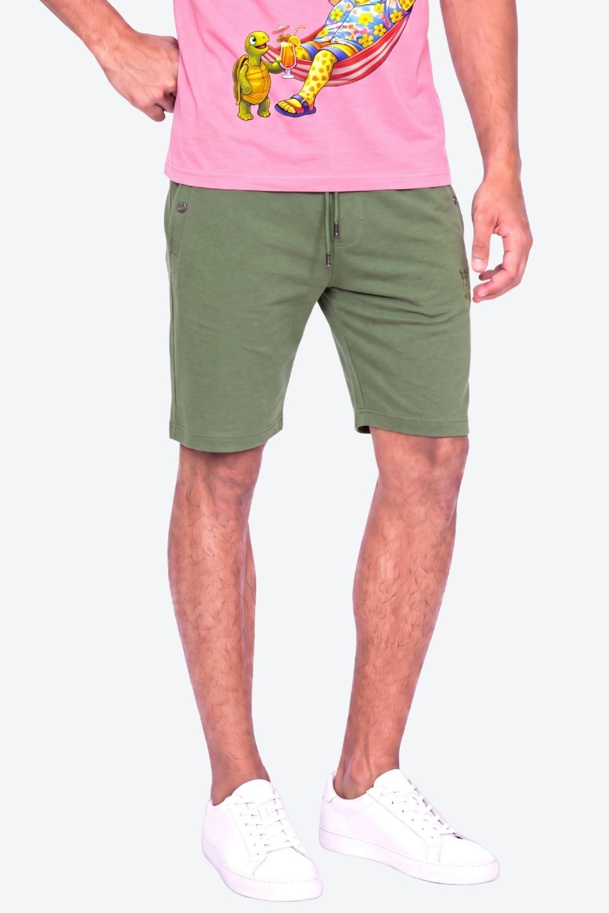 Perla Sport Detaylı Regular Fit Erkek Şort Bermuda