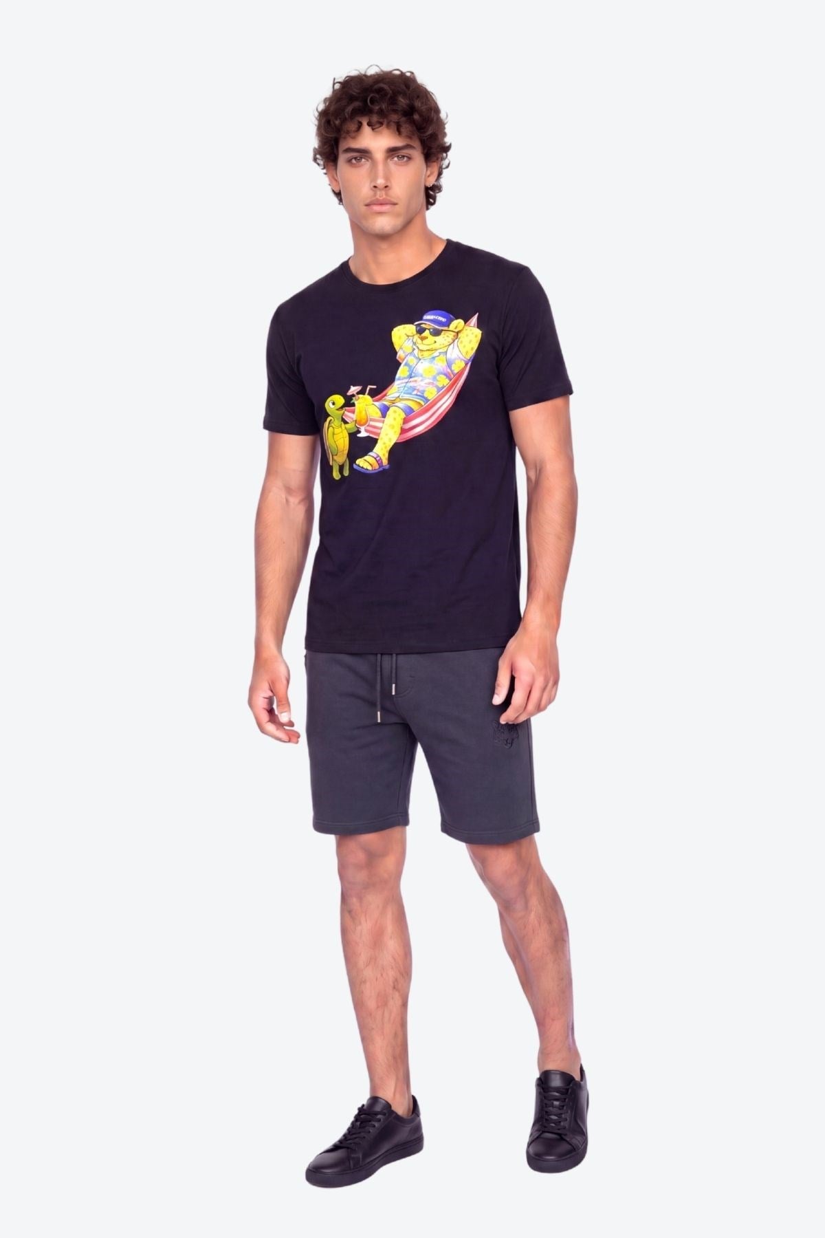 Perla Sport Detaylı Regular Fit Erkek Şort Bermuda