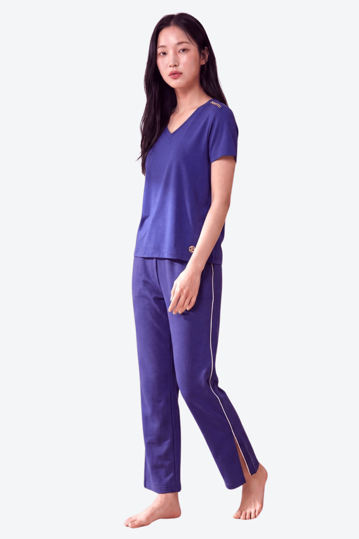 Zincir Şerit Detaylı Loose Fit Kadın Eşofman Altı