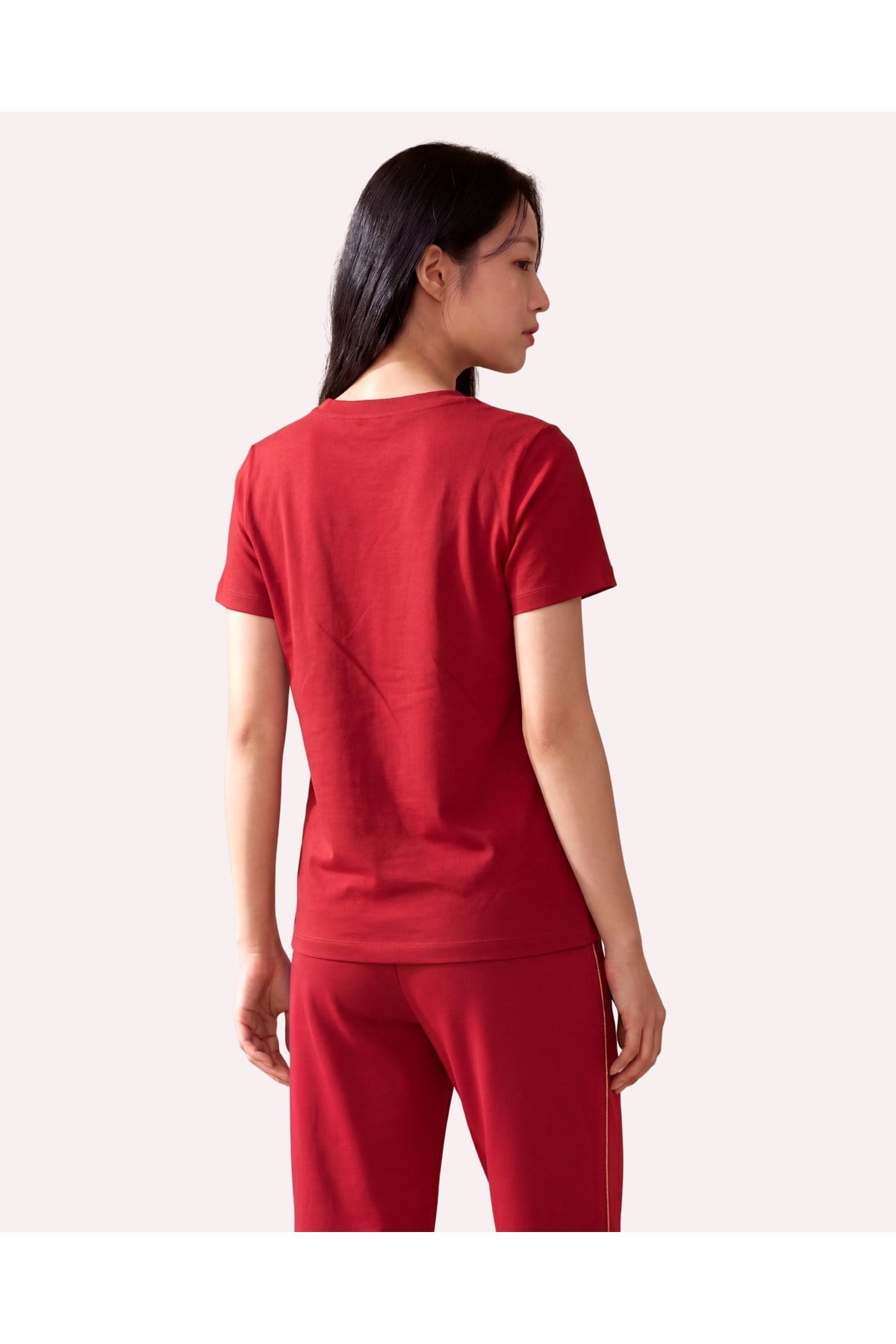 Zincir Şerit Detaylı Loose Fit Kadın Eşofman Altı