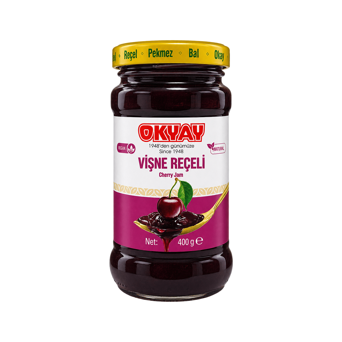 Kavanoz Vişne Reçeli 400 Gr