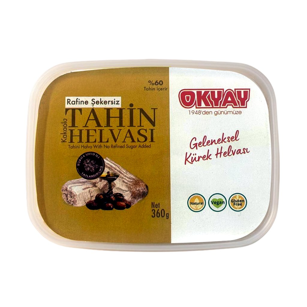 Rafine Şekersiz Kakaolu Helva