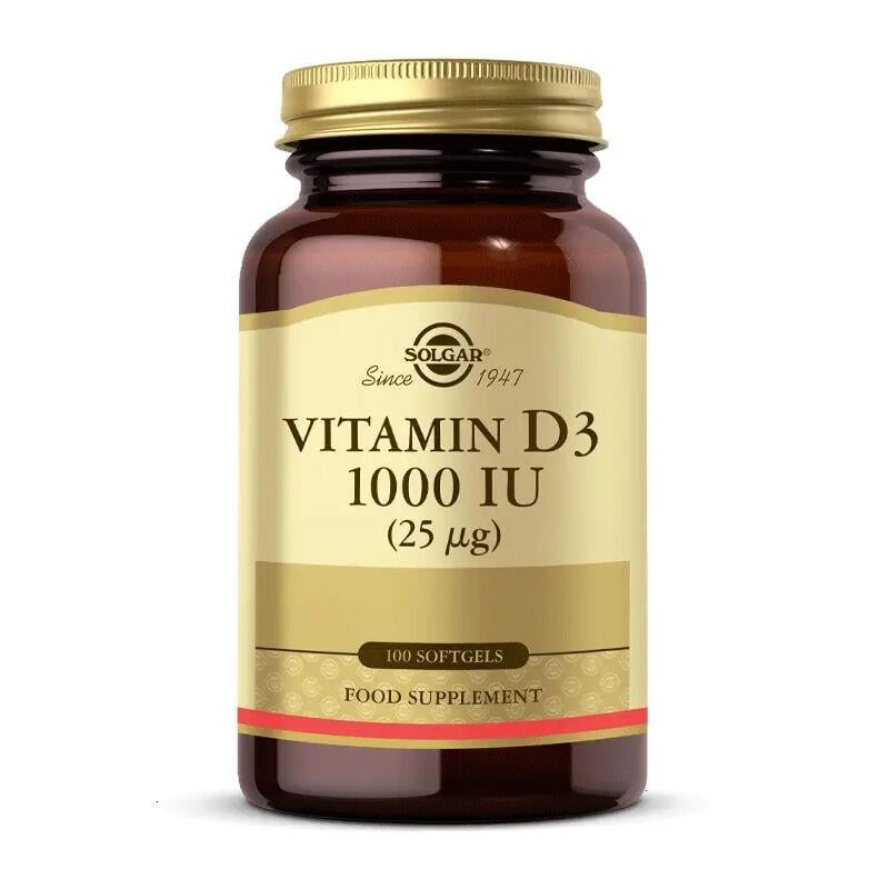 Solgar Vitamin D3 1000ıu 100 Kapsül