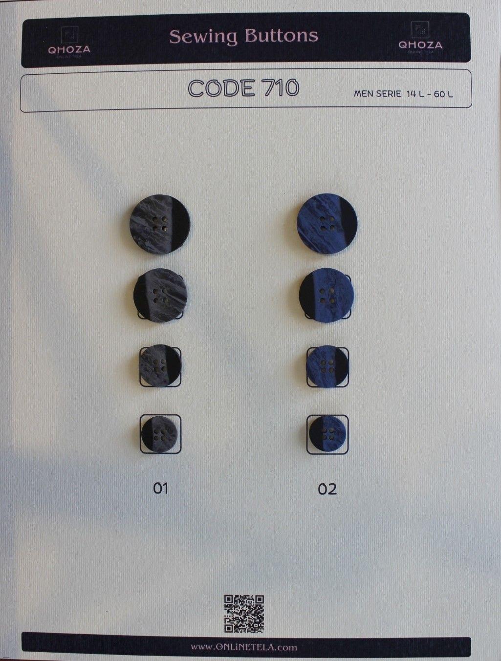 Код  710 (14L--60L)