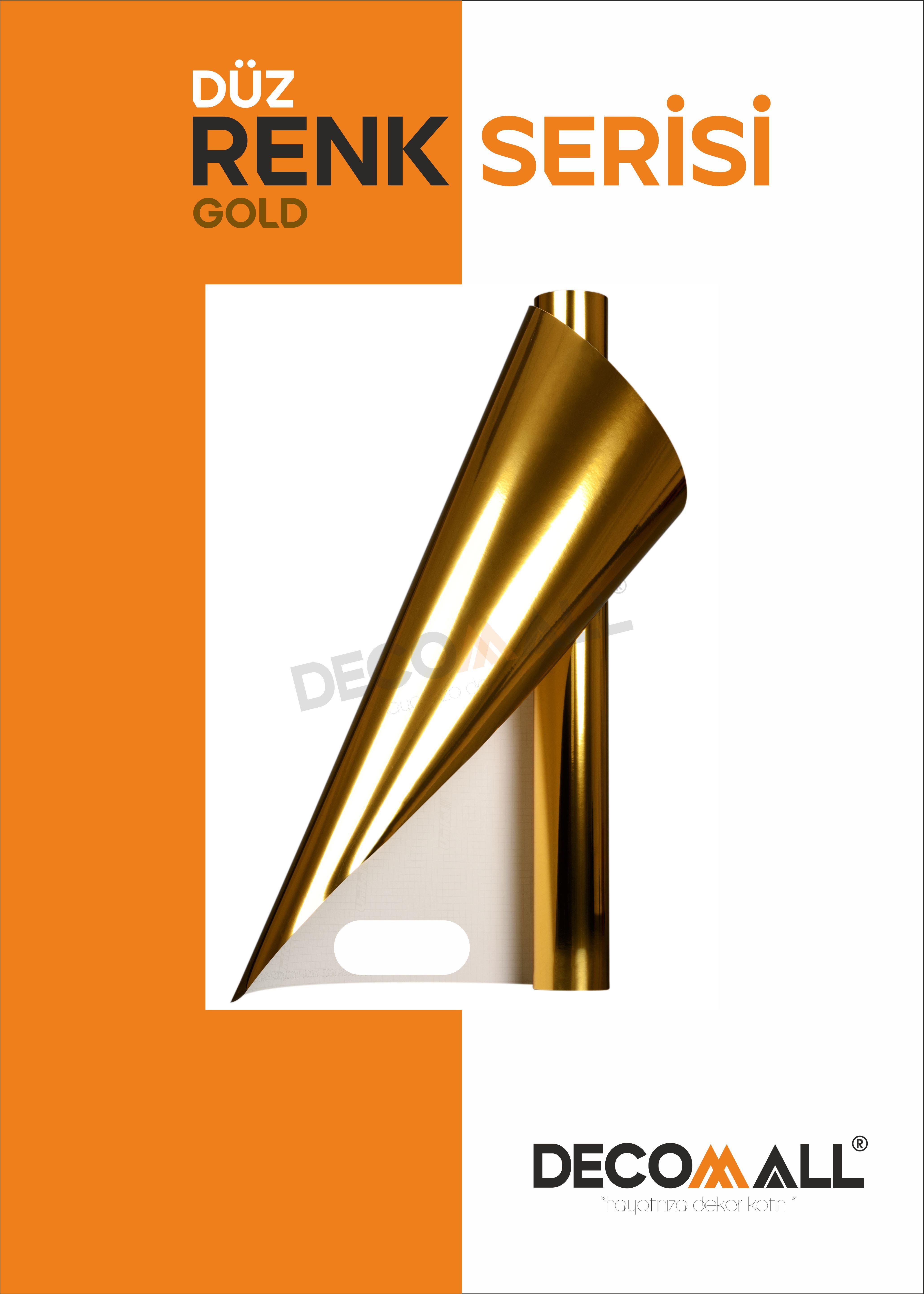 GOLD  KENDİNDEN YAPIŞKANLI FOLYO KAPLAMA