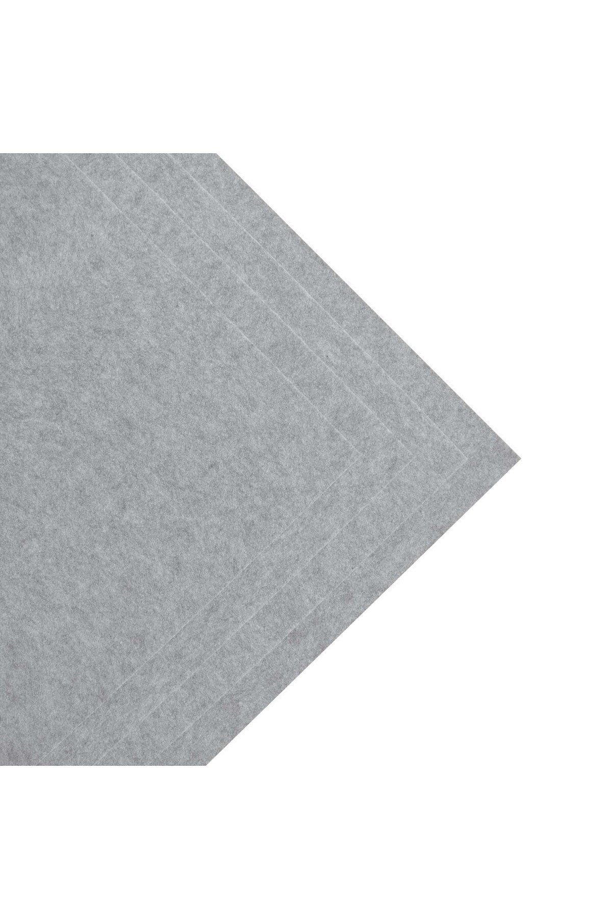 İnce Gri Keçe Etkinlik Hobi Amaçlı Keçe 50x100 Cm
