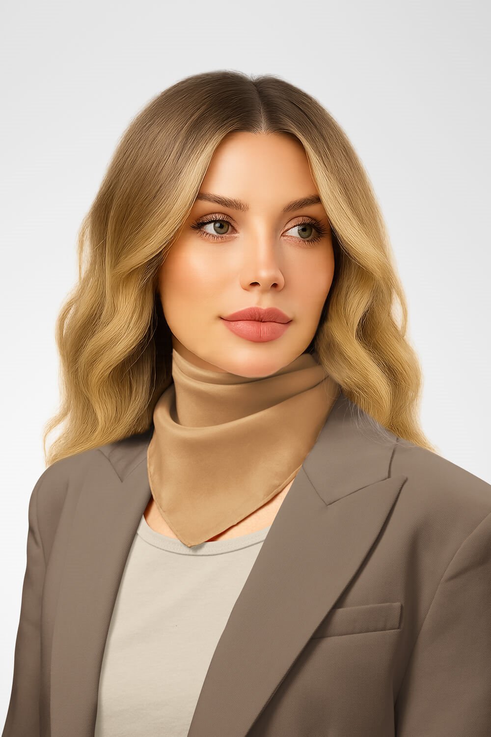 Şifon Camel Bandana