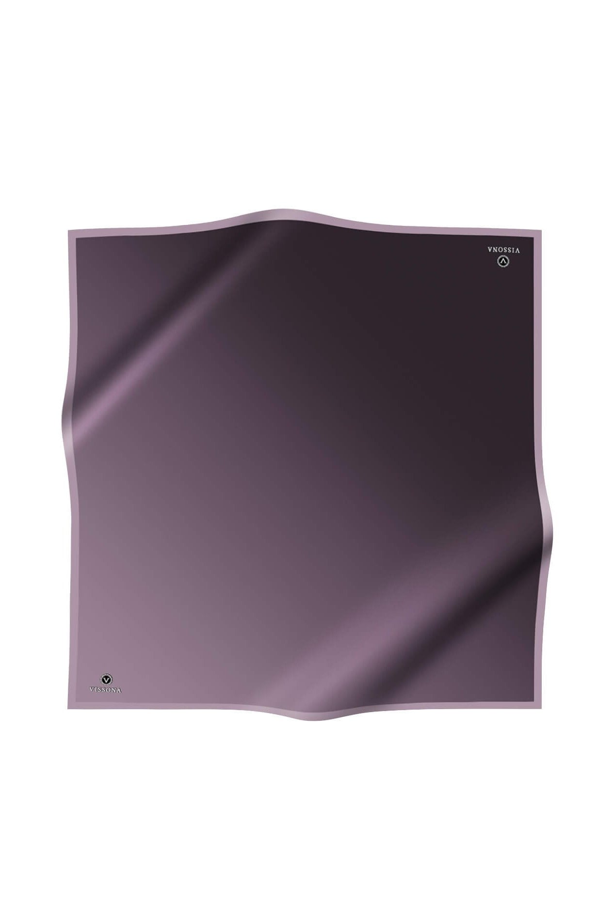 %100 Twill İpek Degrade Desenli Pudra Renkli 90x90 Eşarp Dikim Şekli : El Dikişi