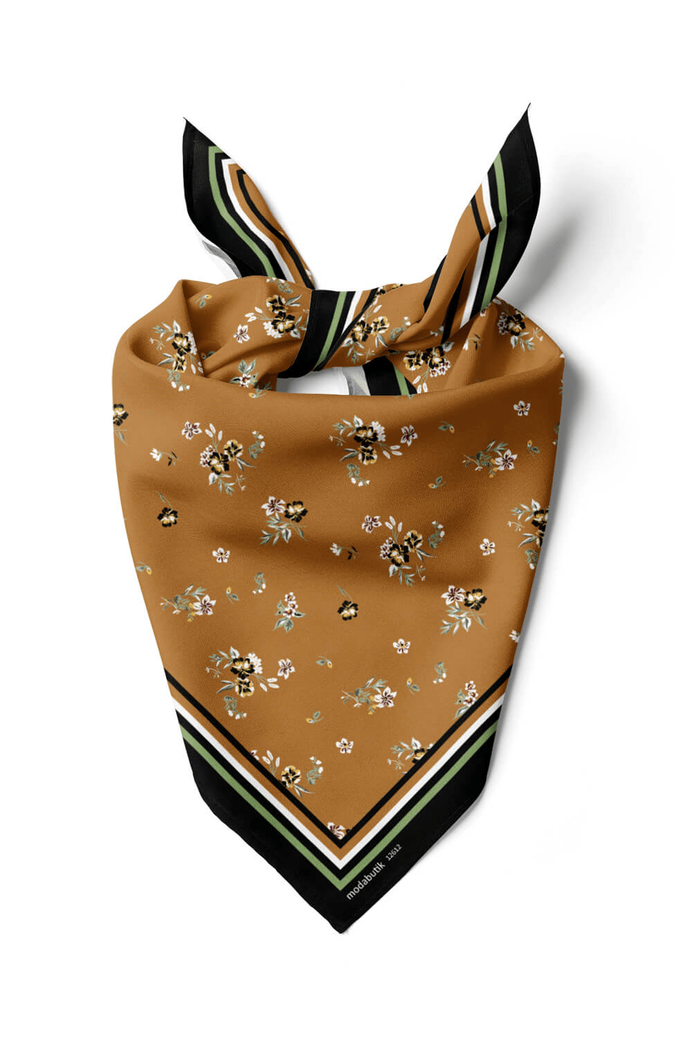 G79 ABSTARCK FLORAL TASARIMLI BANDANA