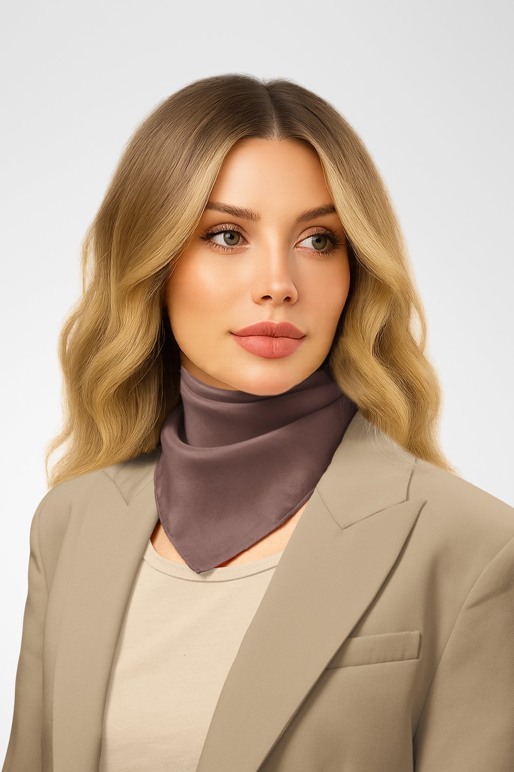 Şifon Soğan Kabuğu Bandana