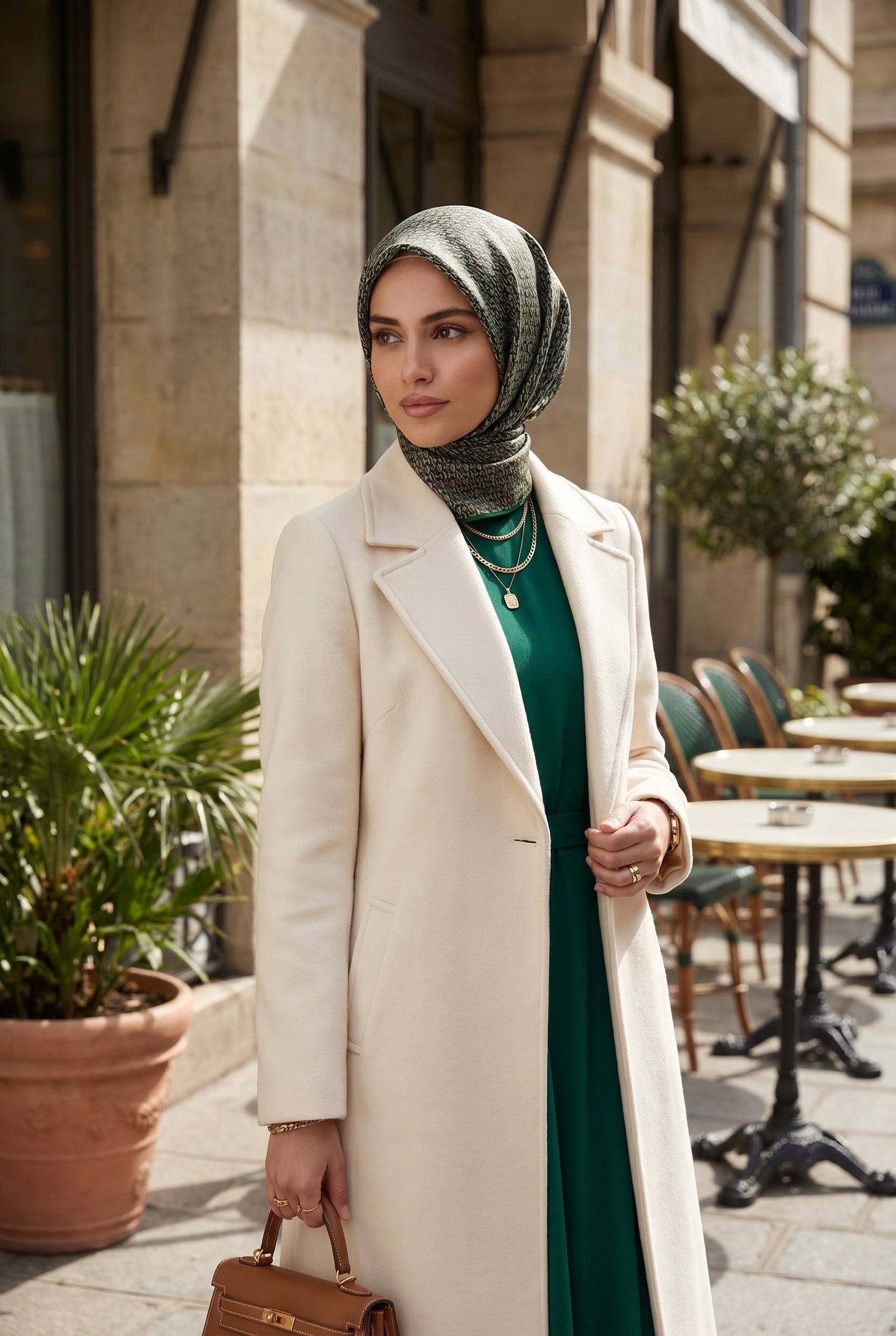 %100 Twill İpek Çizgi Desenli Siyah - Petrol Yeşili Renkli 90x90 Eşarp Dikim Şekli : El Dikişi