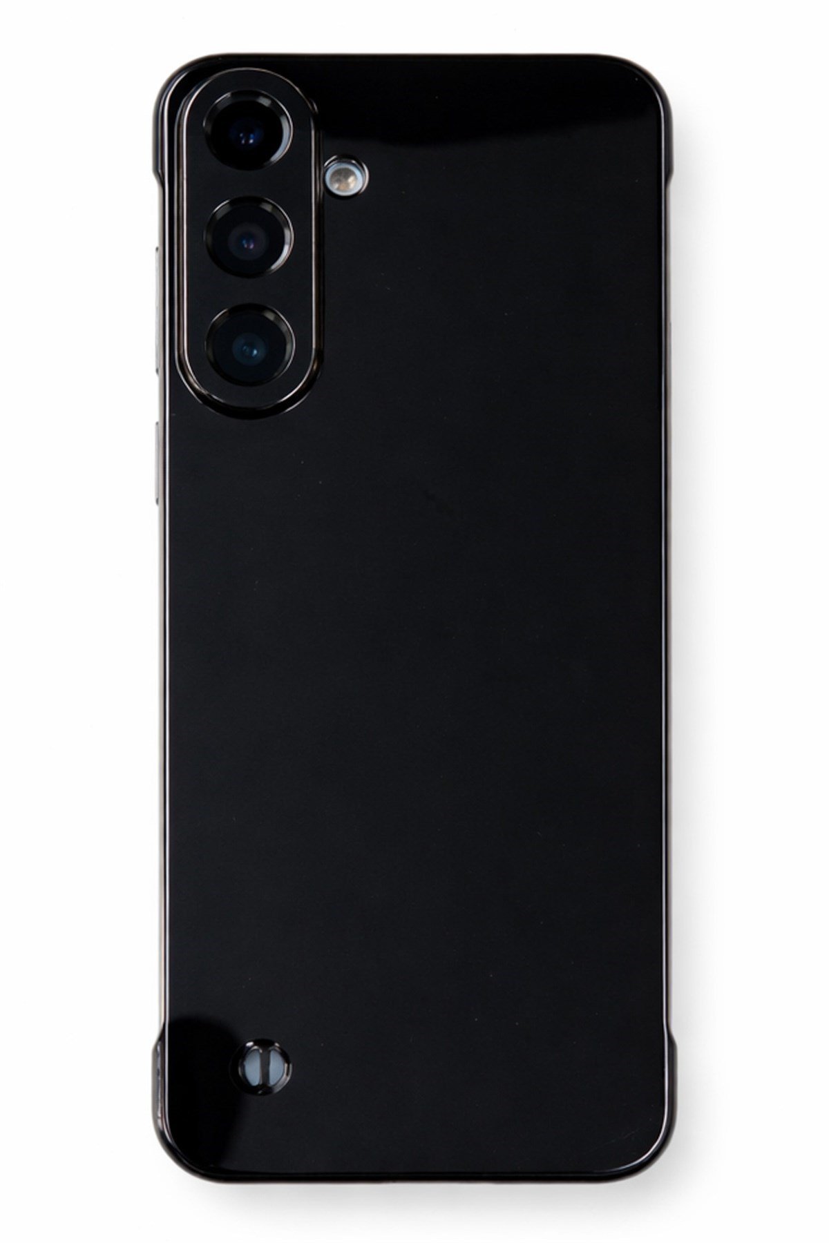 Samsung Galaxy S24 FE Uyumlu Kamera Korumalı Yanları Açık Sararmaz Sert Mika Şeffaf Kılıf