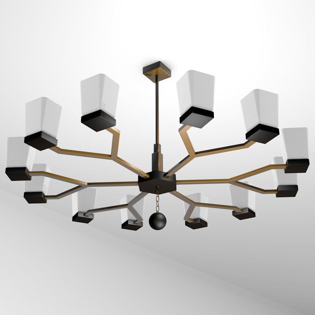 Avize, 3D-2506-52 Dekoratif Kollu Avize