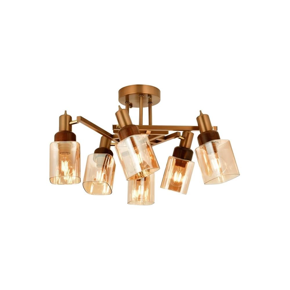 Avonni, 1920 Ailesi Eskitme Boyalı Plafonyer Avize