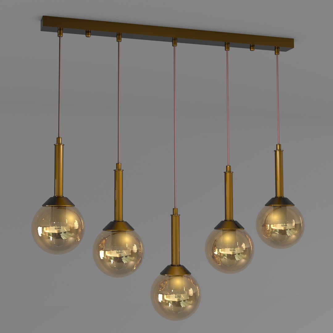 Avonni, 3D-1781-5EY Modern Yemek Masası Avizesi