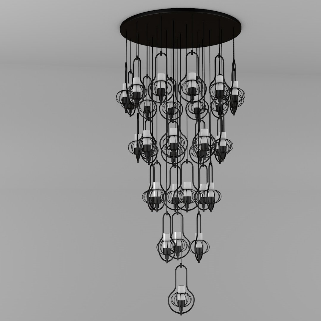 Avonni, 3D-2506-49 Tasarım Metal Avize