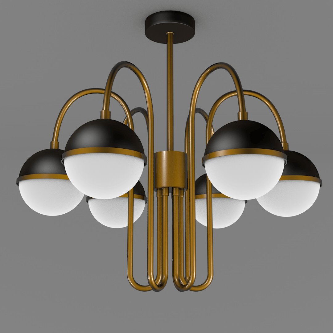 Avonni, 3D-2507-45 Eskitme Kollu Plafonyer Avize