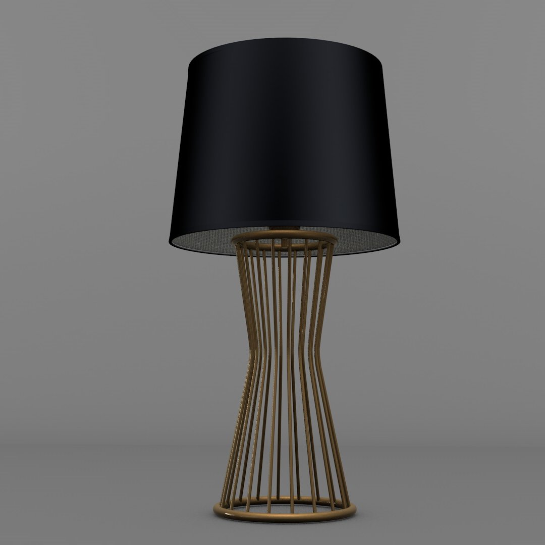 Avonni, 3D-9073-BSA Metal Tasarım Masa Lambası